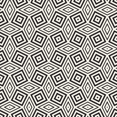 Vector seamless pattern. Modern stylish abstract texture. Repeating geometric tiles..