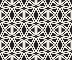 Vector seamless pattern. Modern stylish abstract texture. Repeating geometric tiles