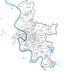 Duesseldorf Bezirke - 3