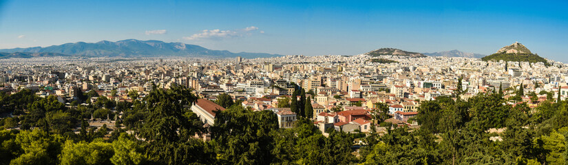 panorama of athenes