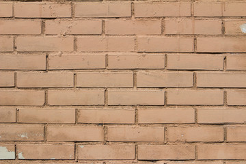 Old red brick wall texture background texture.