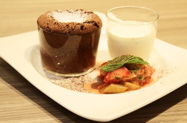 Schokokuchen im Glas