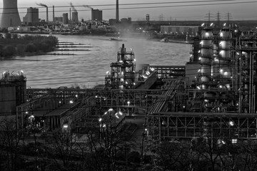 Hüttenwerk am Rhein