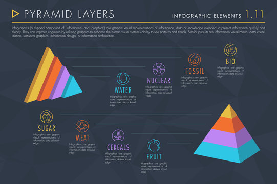 Infographic Elements Collection - Pyramid Layers
