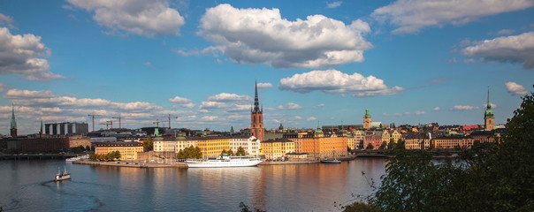 Obraz premium Stockholm,panorama of the Old Town
