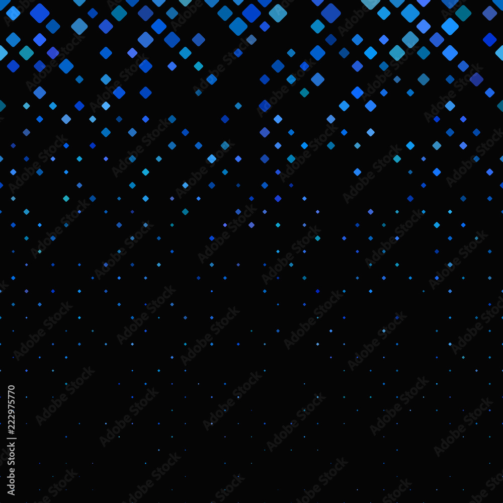 Poster geometric diagonal rounded square pattern background - vector graphic design from squares in varying