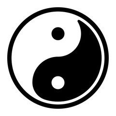 Meditation & Yoga Icon - Yin & Yang
