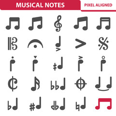Musical Notes Icons
