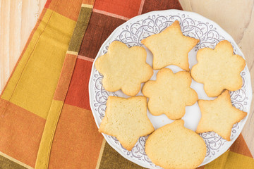 Homemade butter cookies.