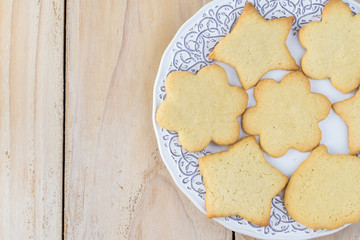 Homemade butter cookies.