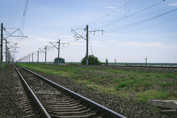 Fototapeta na wymiar main line railway