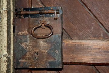 Rusty door lock
