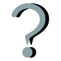 question mark icon vector symbol