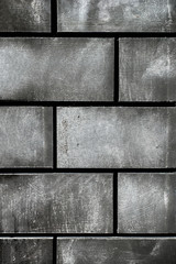Square stone block wall background and texture