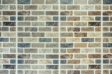 Square brick block background and texture