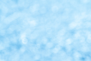 Blue bokeh abstract background