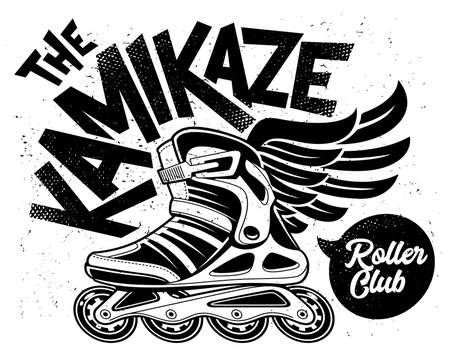 Kamikaze Rolling Club Grunge Design