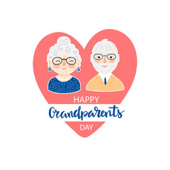 Grandparents day greeting background