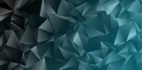Fototapeta premium Triangular 3d, modern background