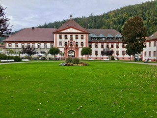 Fototapeta na wymiar Rathaus in Sankt Blasien/Schwarzwald (Baden-Württemberg)
