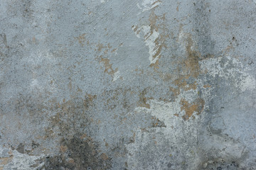 texture of old peeling blue plaster