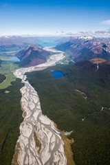 New Zealand Aerial - Southern Alps