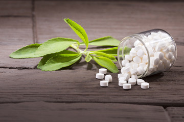 Stevia Sweetener Pills - Stevia rebaudiana