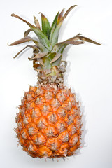 Ananas Isolier. Diät Früchte