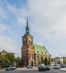 Church Gdansk, Poland. St. Barbara's Church.