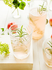 Apple compote in glass