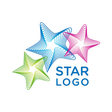 Vector star logo.