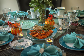 Thanksgiving Table Setting   
