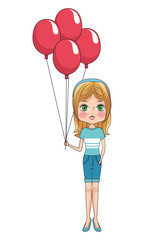 Fashion girl cartoon