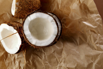 Fresh coconut fruits