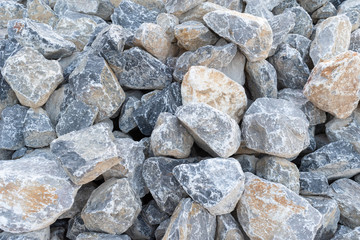 Limestone for construction in quarry