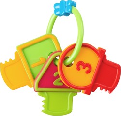 Obraz premium Rattle made out of toy keys