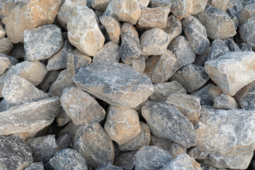 Limestone for construction in quarry