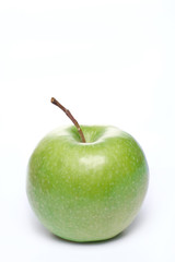 green apple isolated on white background