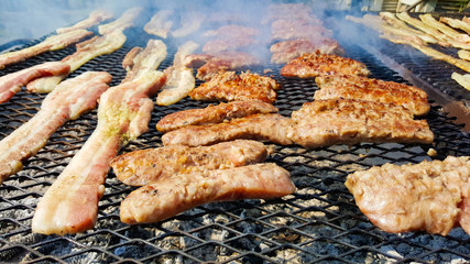 cooked meat on the bbq 2