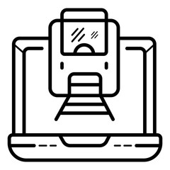 ordering a train ticket online