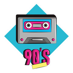 90s music cassette