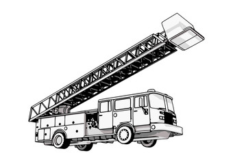 fire engine vector