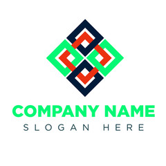 Obraz premium Abstract Connect logo, design concept, emblem, logotype element for template.