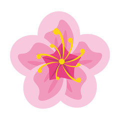 Flower round symbol