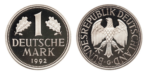 Deutschland BRD 1 Deutsche Mark 1992 