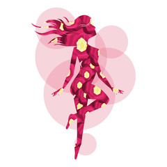 Woman body silhouette