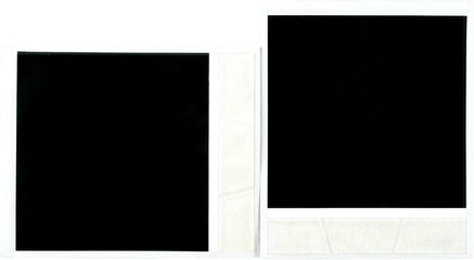 Two Blank Polaroid Frames - Isolated