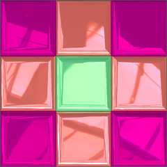 Daisy Tile Design Element, Photo Realistic Rendering (16 bit color with alpha channel)