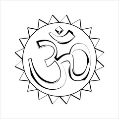 Aum (Om) The Holy Motif Design