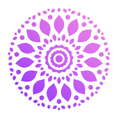 Colorful Mandala Shape. Ornament. Vector.